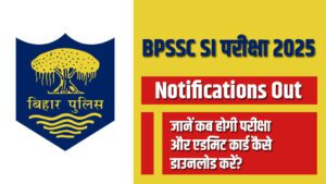 BPSSC SI Exam 2025