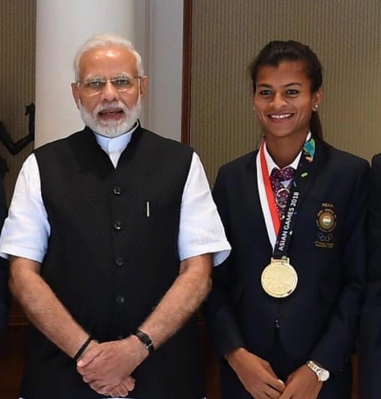 Modi and Sarita Gaikwad