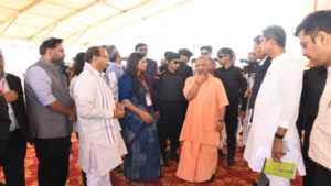 सीएम योगी जेवर दौरा