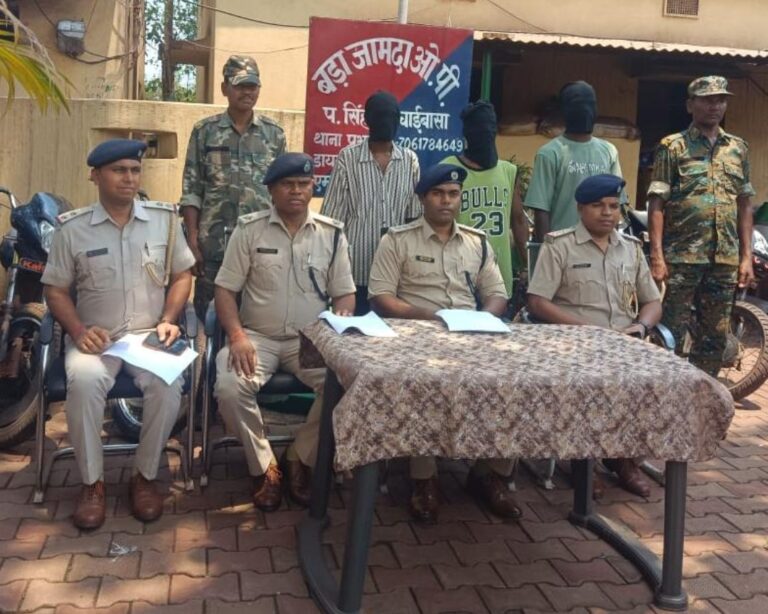 बड़ाजामदा में बाइक चोर गिरोह का भंडाफोड़, 7 वाहन बरामद, 3 गिरफ्तार