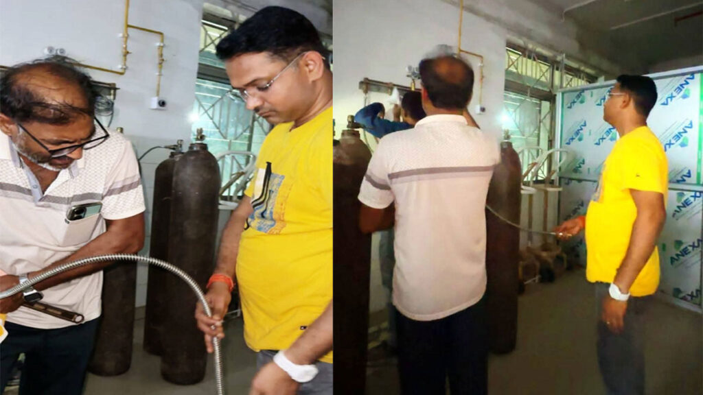 शेख भिखारी मेडिकल कॉलेज में बिजली गुल, ऑक्सीजन पाइप फटी, मचा हड़कंप