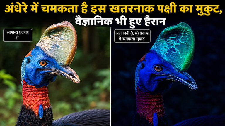अंधेरे में चमकता है इस खतरनाक पक्षी का मुकुट, वैज्ञानिक भी हुए हैरान