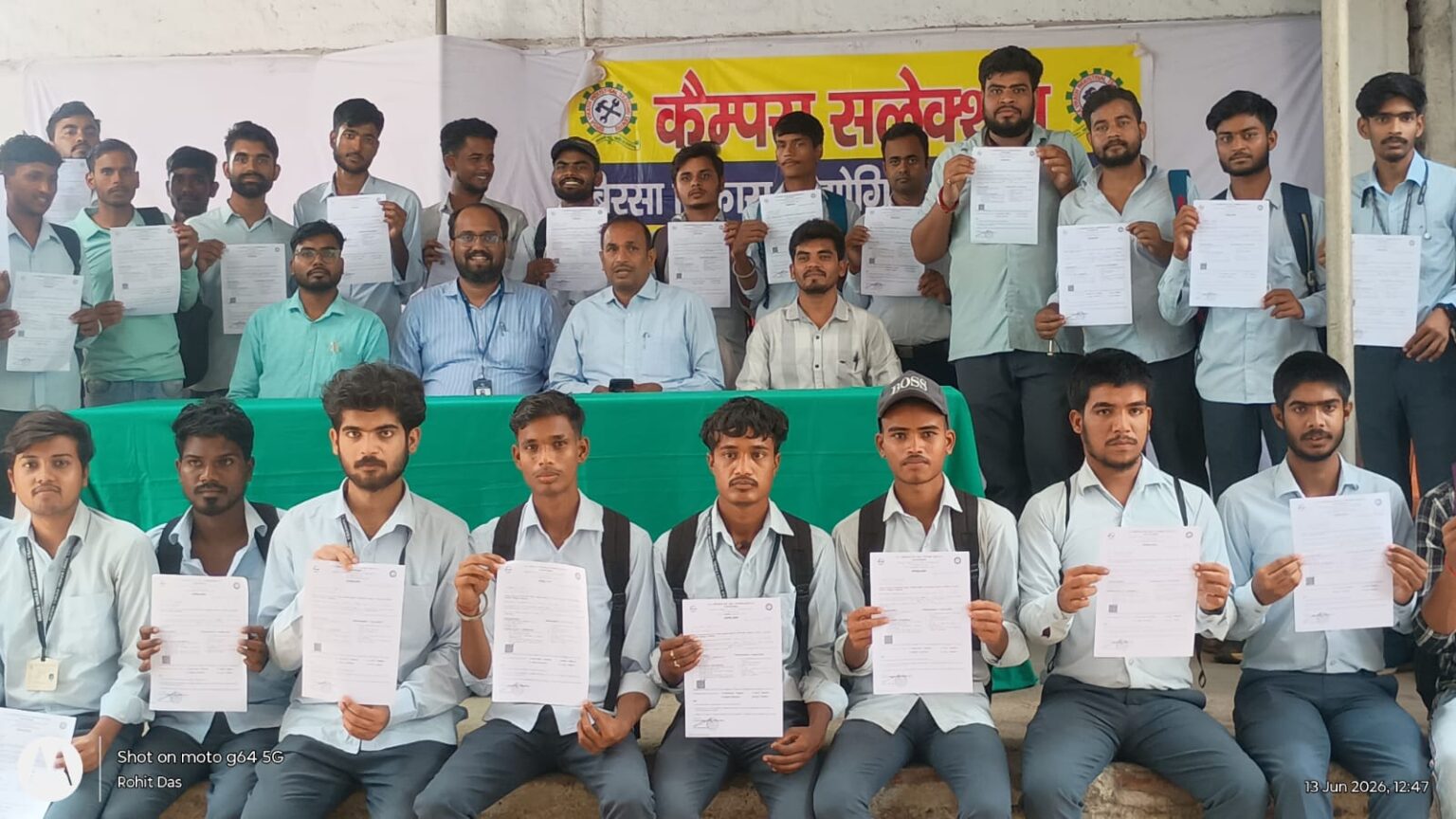 बोकारो के युवाओं पर मेहरबान L&T, कैंपस सेलेक्शन में 58 छात्रों को मिला सुनहरा मौका