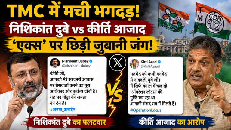 निशिकांत और कीर्ति आजाद में जुबानी जंग