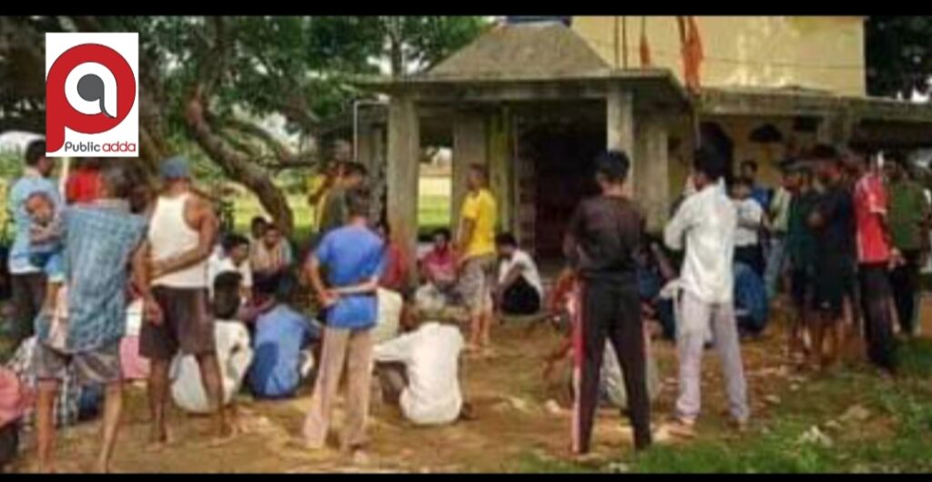 कांके प्राचीन शिव मंदिर में शिवलिंग क्षतिग्रस्त, जांच में जुटी पुलिस
