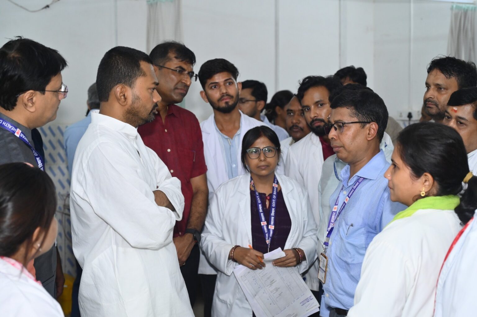 एलएनजेपी अस्पताल का औचक निरीक्षण: स्वास्थ्य मंत्री निशांत सख्त, लापरवाही पर कार्रवाई के निर्देश