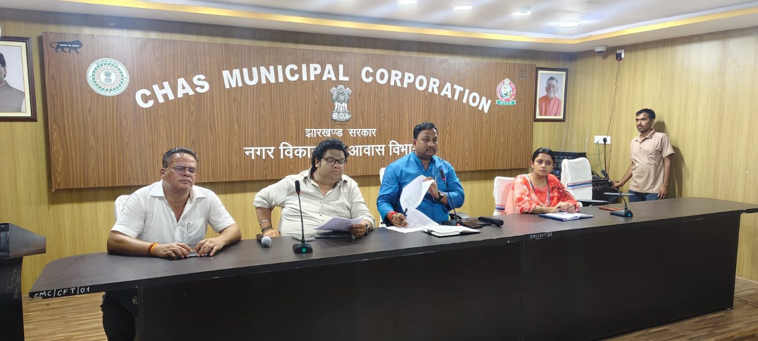 चास को स्वच्छ और सुंदर बनाने की तैयारी तेज, मेन रोड से बाइपास तक चलेगा सफाई अभियान