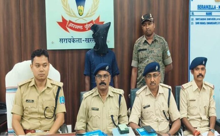 सरायकेला फायरिंग केस में पुलिस की बड़ी कामयाबी, 24 घंटे में दबोचा मुख्य आरोपी