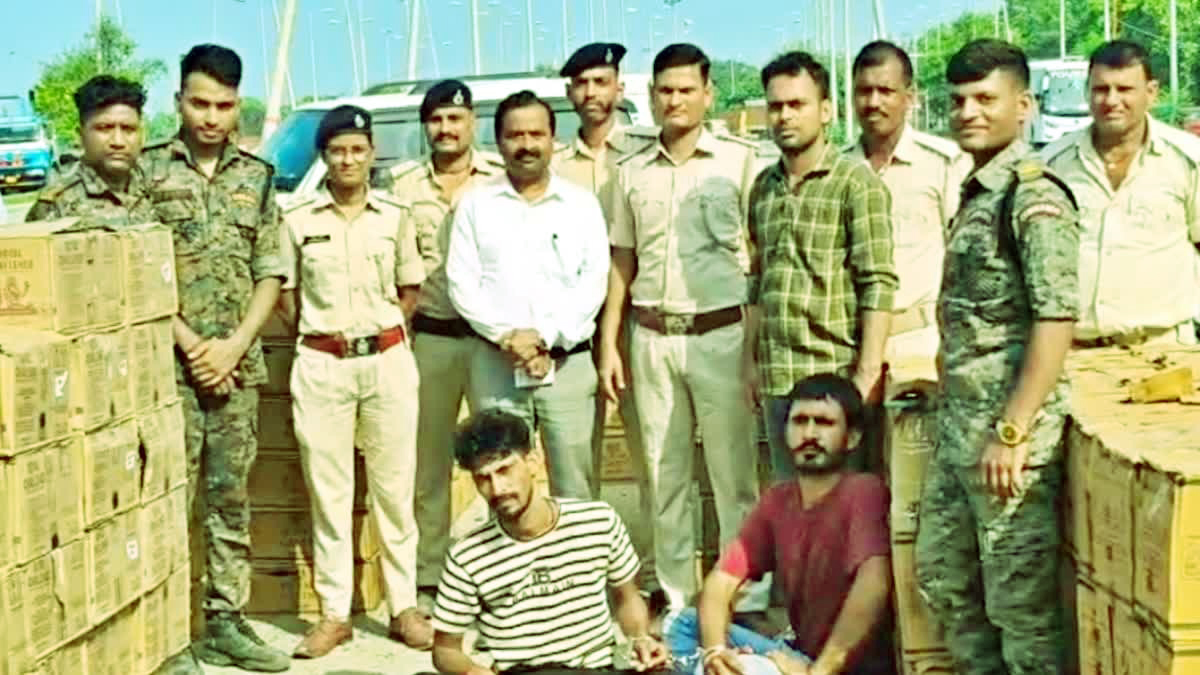 कैमूर में 75 लाख की शराब बरामद