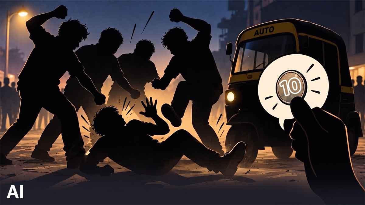 हैदराबाद में ऑटो चालक की पीटकर हत्या