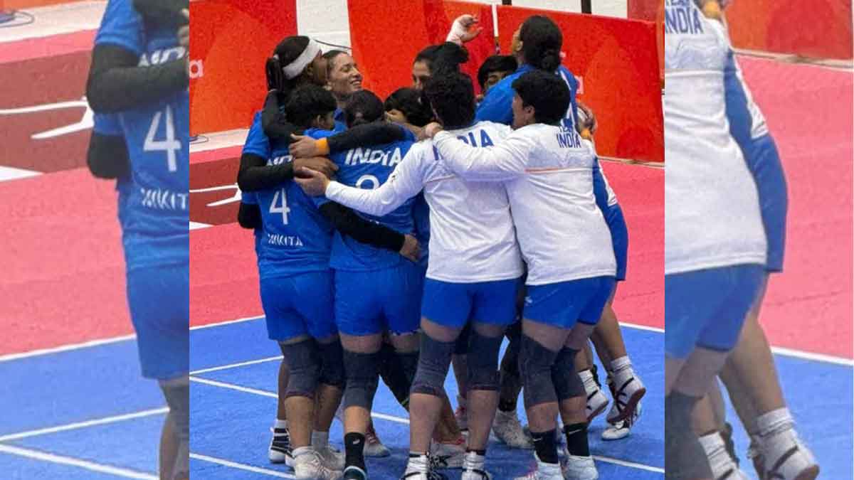 एशियन गेम्स 2026: भारतीय महिला कबड्डी टीम ने जीता गोल्ड