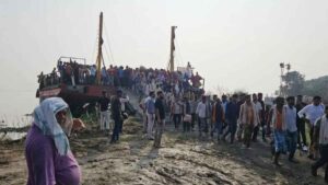 भागलपुर फेरी सेवा बियाड़ा घाट जहान्वी चौक
