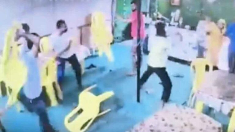 दरभंगा रेस्टोरेंट मारपीट तोड़फोड़ सीसीटीवी