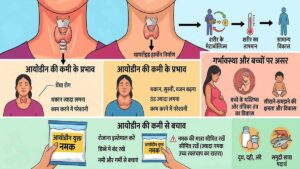 आयोडीन की कमी के लक्षण